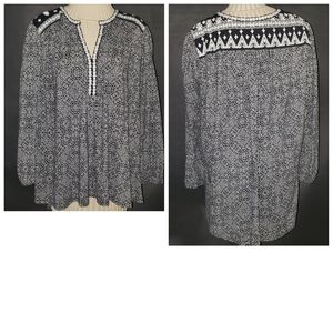 Lucky Brand blouse sz 3X